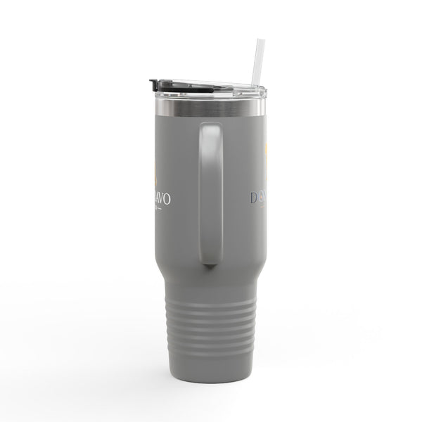 Don Bravo Brands Elite Thermal Tavel Mug:  40oz  Double-Wall  Stainless Steel Hydration Vessel