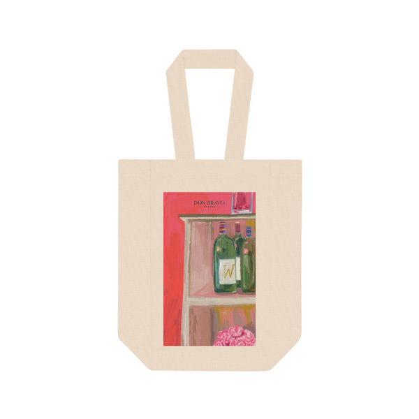 Don Bravo Double Wine Tote Bag 'Rosé Room'