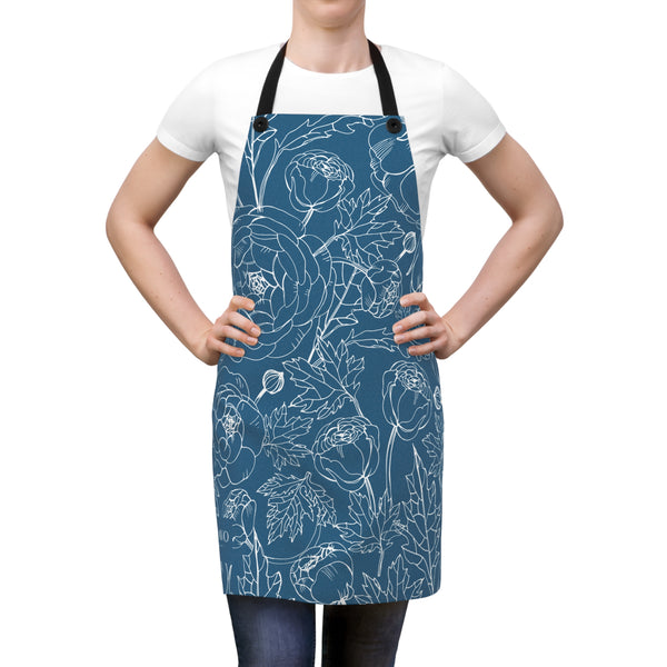 Don Bravo 'Midnight Bloom' Apron