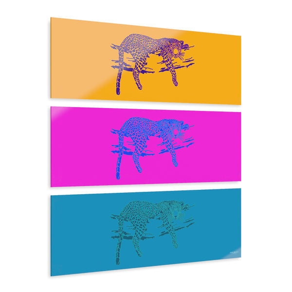 Don Bravo Acrylic Triptych 'Jungla'