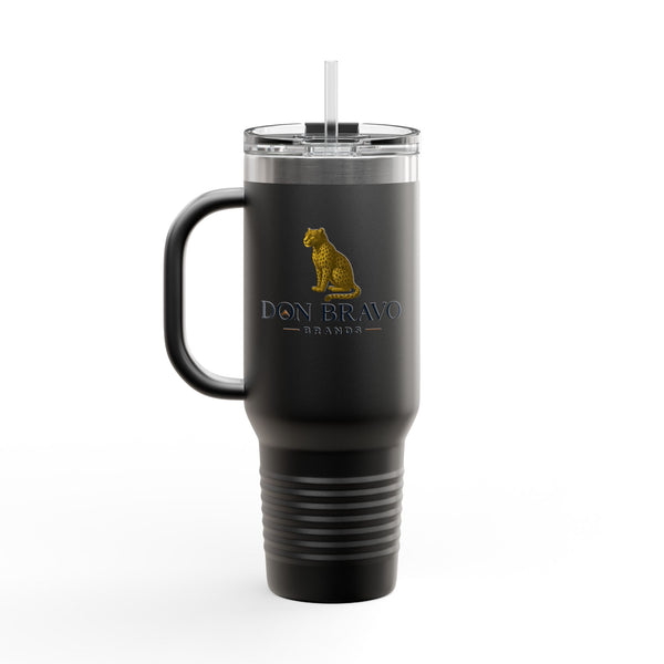 Don Bravo Brands Elite Thermal Tavel Mug:  40oz  Double-Wall  Stainless Steel Hydration Vessel