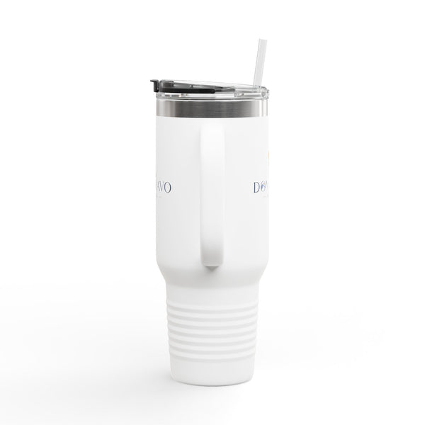 Don Bravo Brands Elite Thermal Tavel Mug:  40oz  Double-Wall  Stainless Steel Hydration Vessel