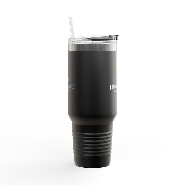 Don Bravo Brands Elite Thermal Tavel Mug:  40oz  Double-Wall  Stainless Steel Hydration Vessel
