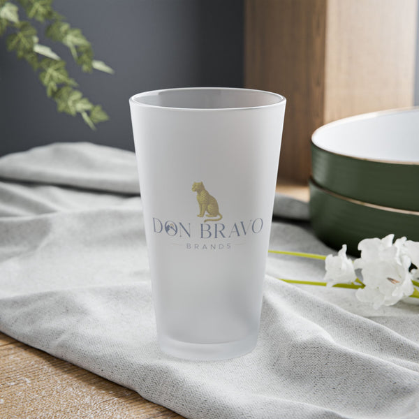 Don Bravo Brands Frosted Pint Glass, 16oz