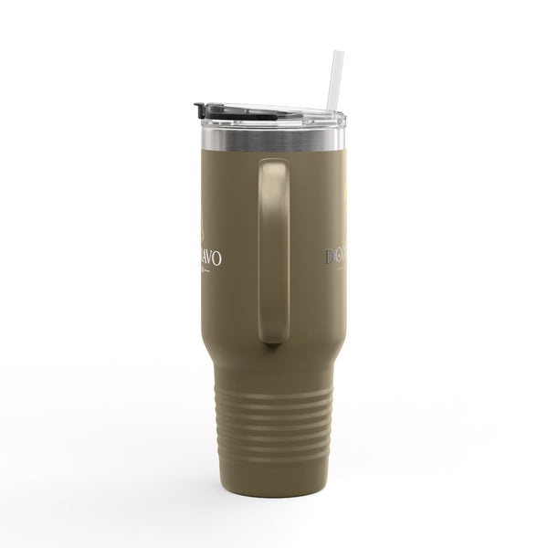 Don Bravo Brands Elite Thermal Tavel Mug:  40oz  Double-Wall  Stainless Steel Hydration Vessel