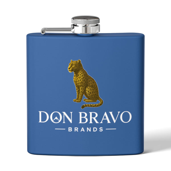 Don Bravo Brands Stainless Steel Flask, 6oz