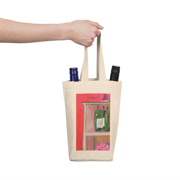Don Bravo Double Wine Tote Bag 'Rosé Room'