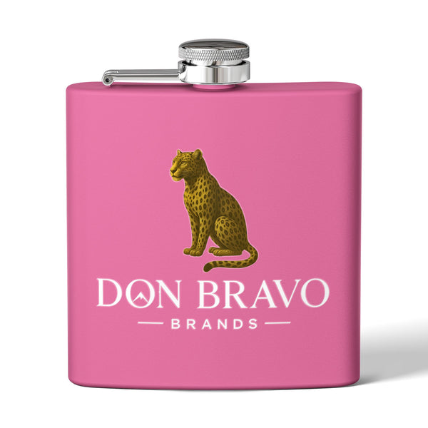 Don Bravo Brands Stainless Steel Flask, 6oz