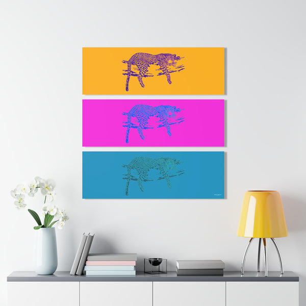 Don Bravo Acrylic Triptych 'Jungla'