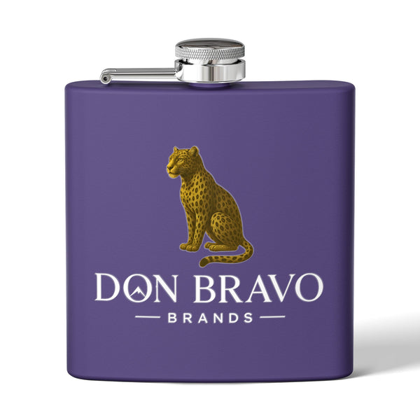 Don Bravo Brands Stainless Steel Flask, 6oz
