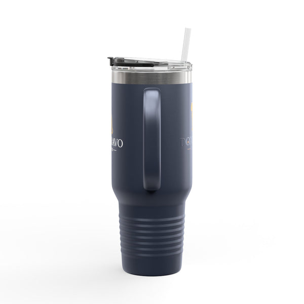 Don Bravo Brands Elite Thermal Tavel Mug:  40oz  Double-Wall  Stainless Steel Hydration Vessel