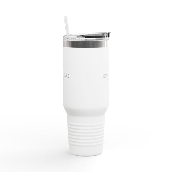 Don Bravo Brands Elite Thermal Tavel Mug:  40oz  Double-Wall  Stainless Steel Hydration Vessel