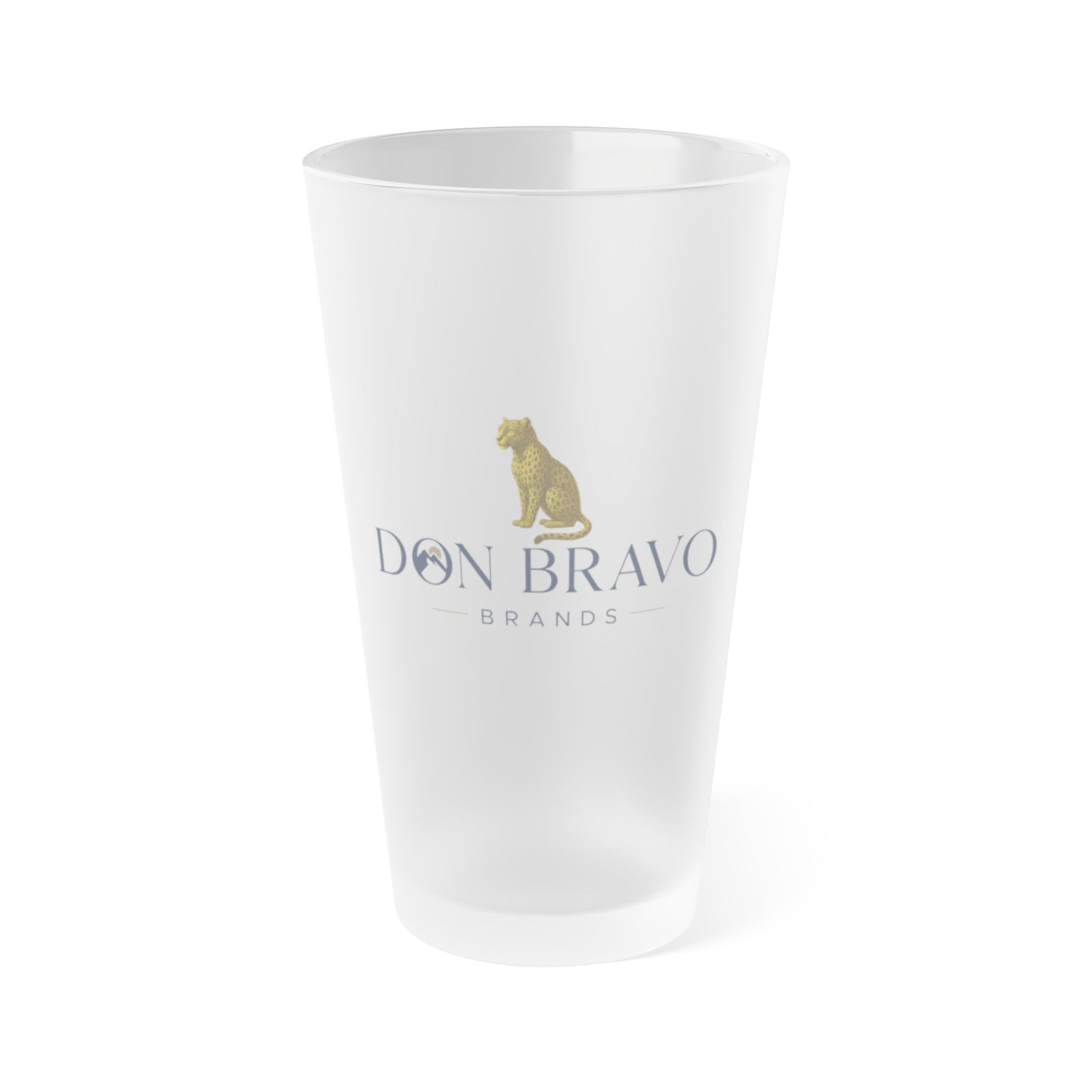 Don Bravo Brands Frosted Pint Glass, 16oz