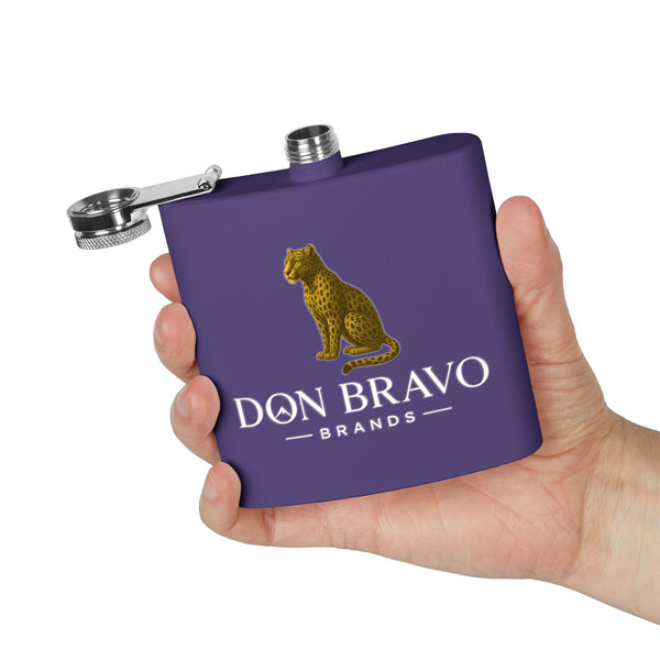 Don Bravo Brands Stainless Steel Flask, 6oz