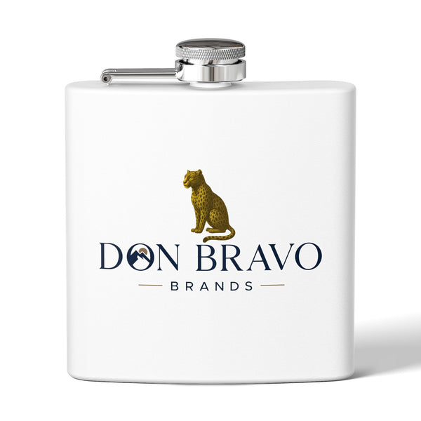Don Bravo Brands Stainless Steel Flask, 6oz