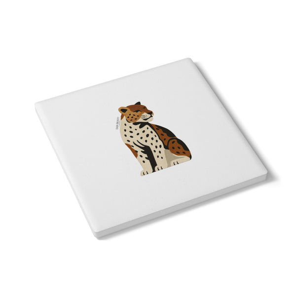 Don Bravo Regal Leopard Ceramic Coaster