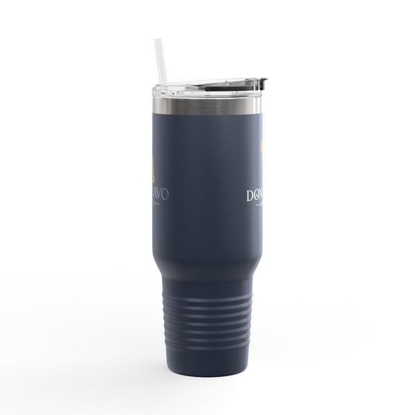 Don Bravo Brands Elite Thermal Tavel Mug:  40oz  Double-Wall  Stainless Steel Hydration Vessel