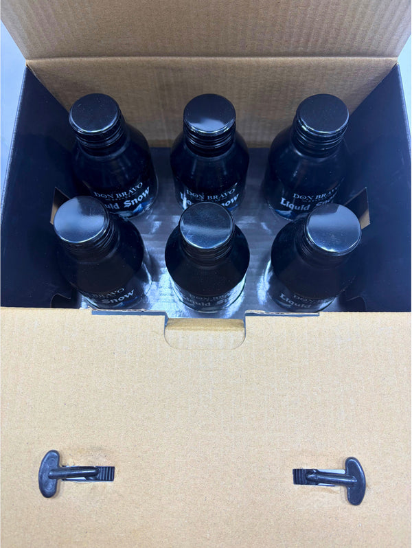 Don Bravo Brands Liquid Snow Bottled Water - Case of 6 Bottles