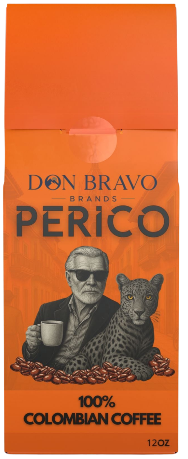 Don Bravo Brands Perico - Colombia Single Origin Coffee (Light-Medium Roast)