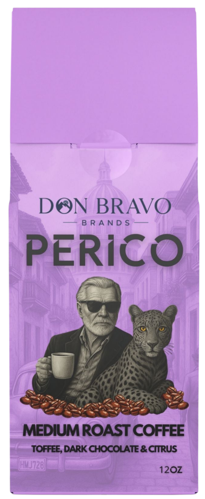 Don Bravo Brands Perico "Pueblo Morado" Coffee Blend (Medium Roast)